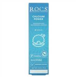R.O.C.S., зубная паста с кальцием, 94 г (3,3 унции)