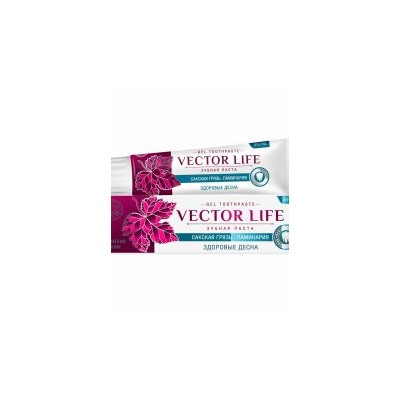 Зубная паста Здоровые десна с Сакской грязью и ламинарией Vector Life