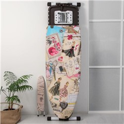 Доска гладильная Nika «Валенсия 1. Fashion», 123,5×46 см, регулируемая высота до 100 см
