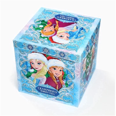 Коробка складная новогодняя «Сказочного Нового года», 30×30×30 см