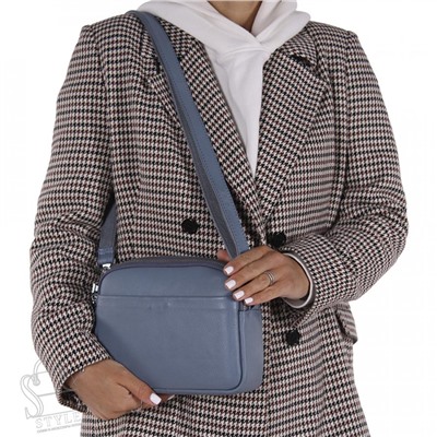 Сумка женская кожаная 8080NN blue Natale Navetta