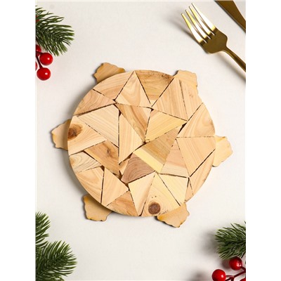 Подставка под горячее «Лошадь маленькая», 20 см, можжевельник