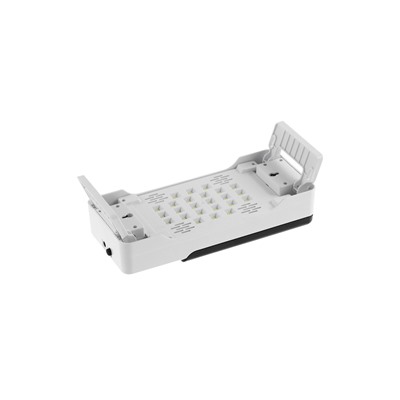 Лампа для маникюра, LED, 24 диода, 72 Вт, USB, складная, с дисплеем, белая