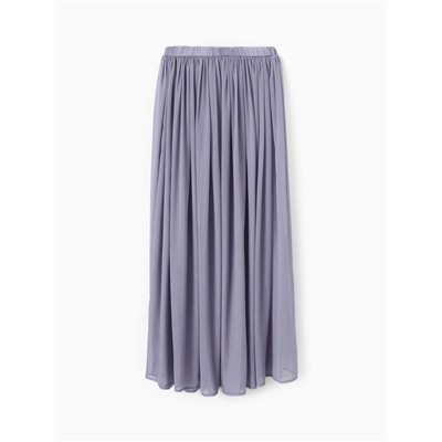 Юбка макси женская MINAKU: Casual Collection, серо-голубая, размер 46