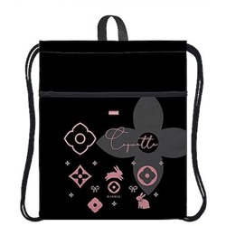 Сумка для сменной обуви 36х47 см "Кокетка" с карманом на молнии и петлей для подвеса (093911) 21024 Хатбер