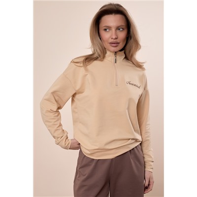 Толстовка из футера с вышивкой М325415ВШбк