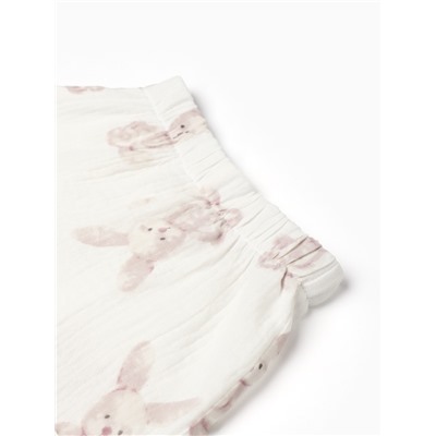 Комплект детский (футболка, шорты) MINAKU, белый, рост 86-92