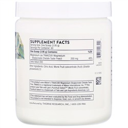 Thorne Research, Бисглицинат магния, 237 г (8,4 унции)