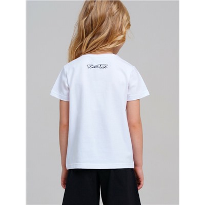 Фуфайка трикотажная для девочек (футболка)