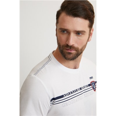 Фуфайка (футболка) мужская BeGood SS23MJ240 белый