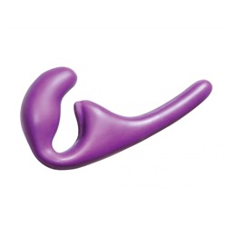 Фиолетовый безремневой страпон Seduction - 20,5 см.
