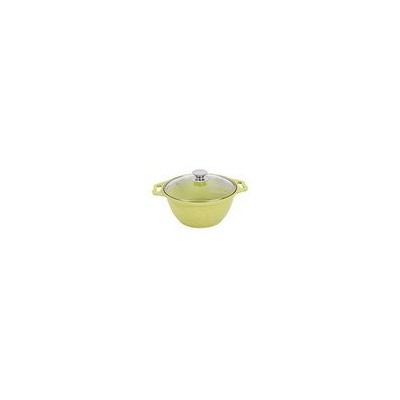 Кастрюля 2л со стеклянной крышкой, АП линия Trendy style (lime)