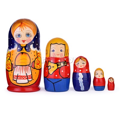Матрешка Семья 5 в 1 (матушка)
