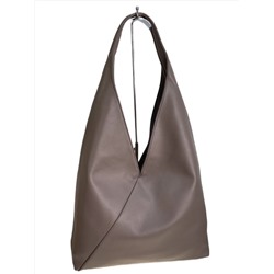 Женская сумка из искусственной кожи, цвет бежево-серый
