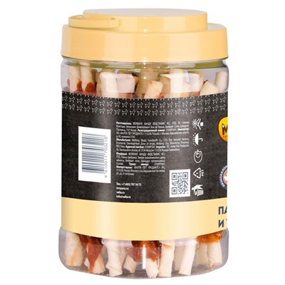Лакомство «Мнямс» для собак палочки с куриным и утиным мясом, 340 г