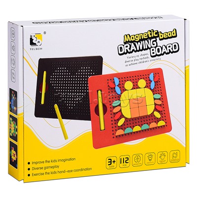 Доска магнитная "Цветная фантазия" в коробке