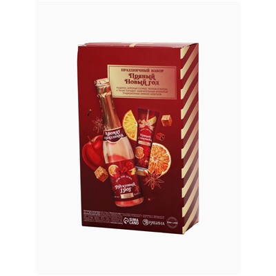 УЦЕНКА Набор «Пряный Новый год», гель для душа во флаконе шампанское и крем для рук