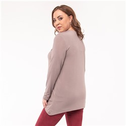 Туника, трикотаж, кофейный