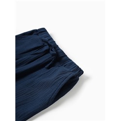 Брюки из муслина для мальчика KAFTAN, рост 122 см, синие