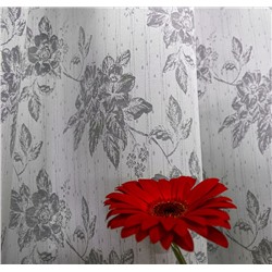 арт.  3899/190 Szare Roze (СЕРАЯ РОЗА), цвет светло-серый/темно-серый, ГОТОВАЯ ШТОРА: высота 1,8 м ширина 1,5 м,  ширина ленты 40 мм, ШТОРНАЯ ЛЕНТА.