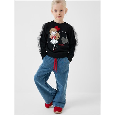 Брюки трикотажные для девочек