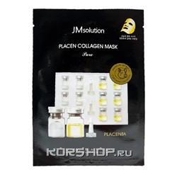Антивозрастная плацентарная маска с коллагеном Placen Collagen Mask Pure JMSolution, Корея, 30 мл Акция