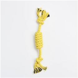 Игрушка канатная «Конфета», до 30 см, до 55 г, жёлтая