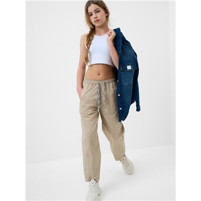 Брюки текстильные для девочек