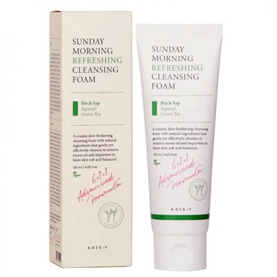 Пенка для умывания AXIS-Y Sunday Morning Refreshing Cleansing Foam