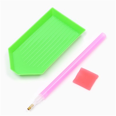 Термокружка детская с алмазной мозаикой «Дед Мороз», 450 мл, набор для творчества