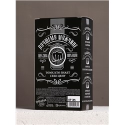 Набор "Самый крутой", гель для душа во флаконе виски и шариковая ручка