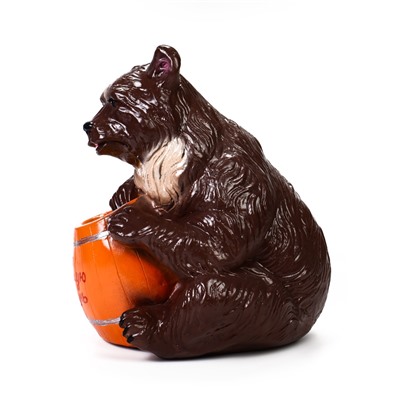 Садовая фигура из гипса «Медведь с бочонком», 27×24×28 см