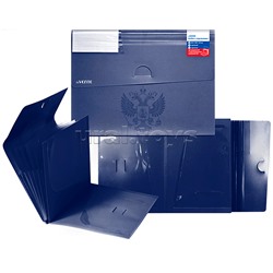 Папка с клапаном с 6-ю отделениями "Герб" A4 550 мкм, фактура "песок"