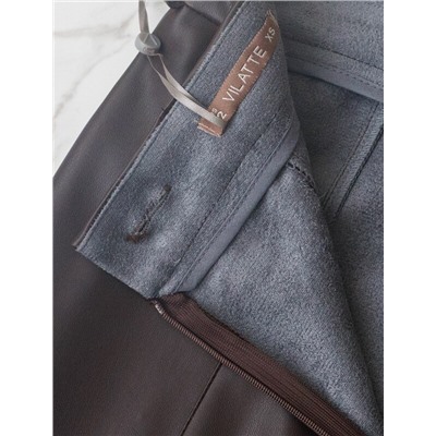 Расклешенная юбка из искусственной кожи