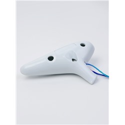 Окарина Music Life 12 отверстий, белая, 14.8×9.2×4.6 см