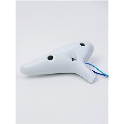 Окарина Music Life 12 отверстий, белая, 14.8×9.2×4.6 см