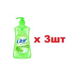 Liby Жидкость для мытья посуды Зеленый чай 1,1л 3шт