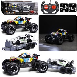 Машина "Вездеход с прицепом 4" р/у, 27 MHz, в коробке