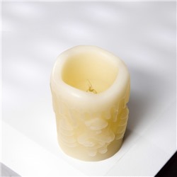 Светодиодная фигура «Свеча» 4.5×7.5×4.5 см, пластик, батарейки AG13×3 (в комплекте), свечение тёплое белое