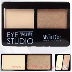 Alvin D`or Тени для век двойные Eye Studio тон 6 AES14
