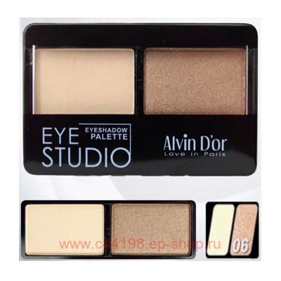 Alvin D`or Тени для век двойные Eye Studio тон 6 AES14