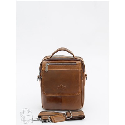 Сумка мужская кожаная 99888Z brown Zinimsk
