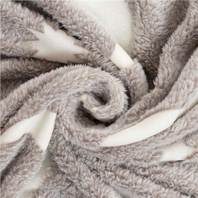 Плед светящийся в темноте «Этель. Луна», 150×200 см, корал-флис