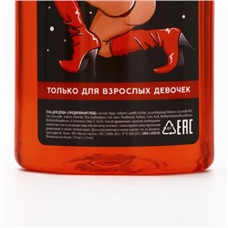 Новогодний подарочный набор косметики «Для взрослых девочек», гель для душа и шампунь для волос, 2×370 мл, 18+, Чистое счастье