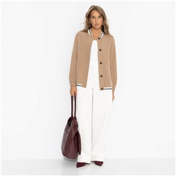 Бомбер на пуговицах, Любуйся мной (бежевый)