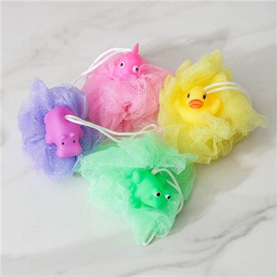 Мочалка для тела детская Доляна «Зверушки», МИКС