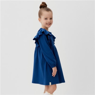 Платье детское KAFTAN Blueberry, размер 34 (122-128 см)
