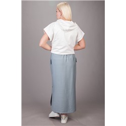 Юбка женская  177/01/Серо-голубой