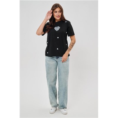 Футболка женская 88534 (Черный)