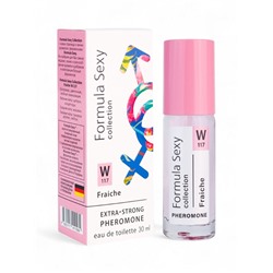 Туалетная вода женская с феромонами Formula Sexy collection Fraiche W117, 30 мл